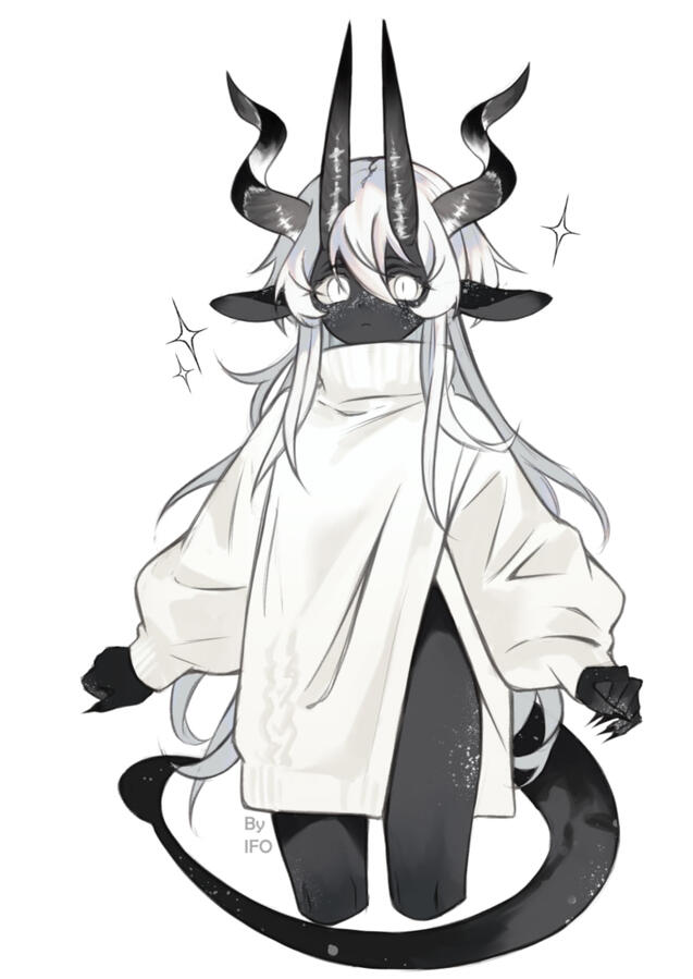 Sketch with shadows and character design