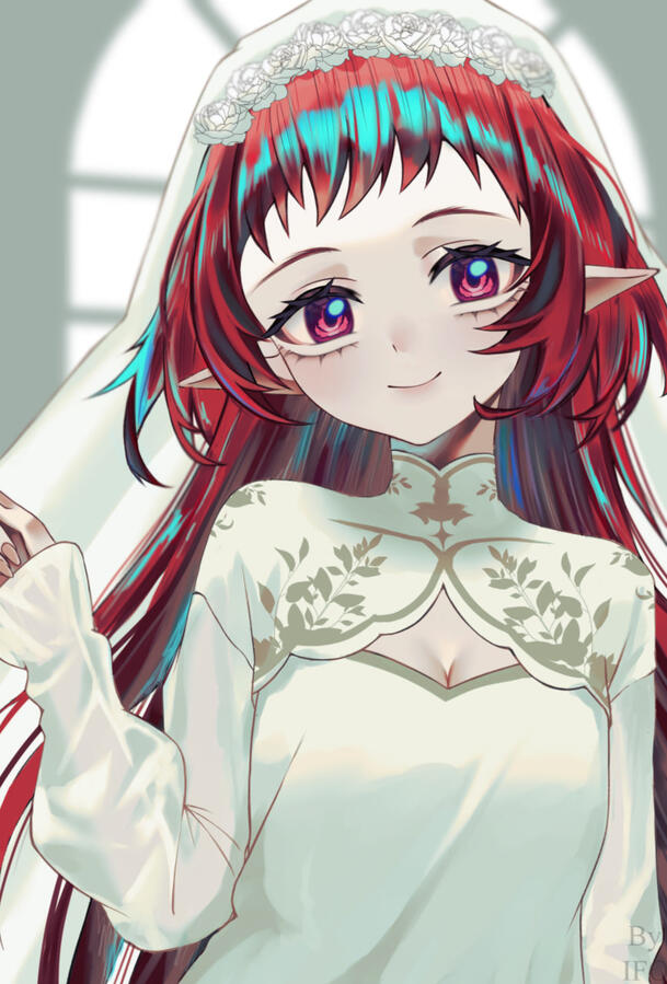 Half art with normal render